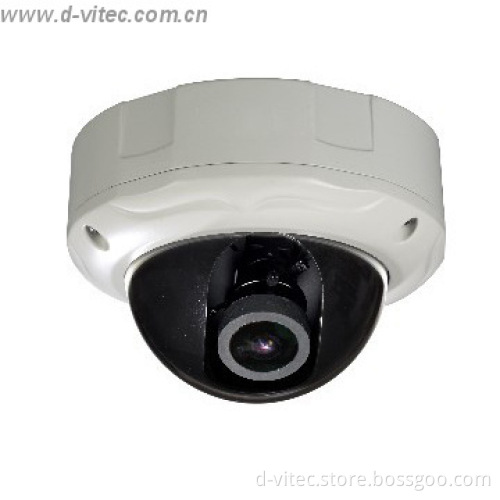 High Resolution Vandal-resistant IR LED Dome Camera, Built-in IR LED